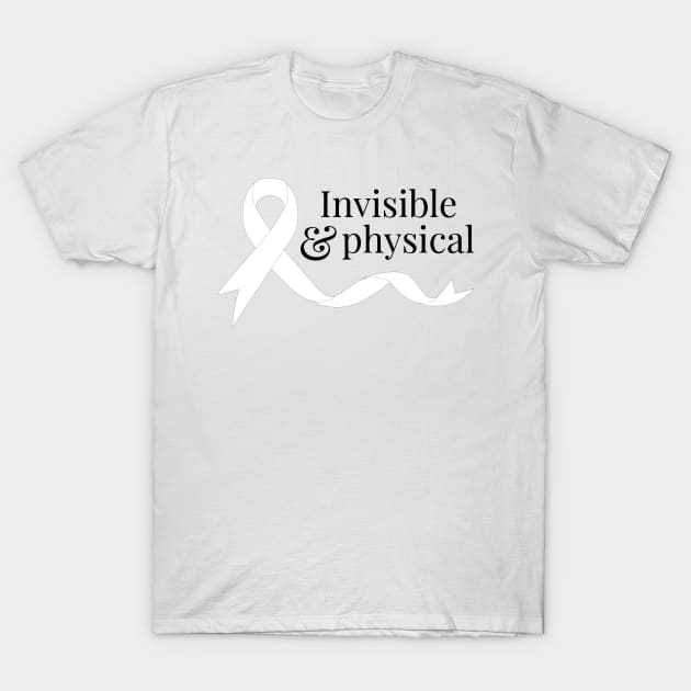 Invisible & Physical (Blank/White/Transparent) T-Shirt by yourachingart